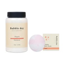 버블데이 가루입욕제 360g + 배쓰밤 피치 100g, 1세트