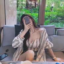 냉장고 휴가룩 통 랩 예쁜 40대 20대 중년여성 편한 휴가룩 여름 비치 원피스