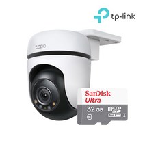 티피링크 Tapo C510W＋32GB SD카드 360도 원격회전 CCTV 카메라 세트