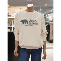 [JEEP] 남여 공용 기모 곰 맨투맨 JN8TSU896