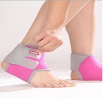 발목보호대 AOLIKES발목 스트랩 사이클링 러닝 체육관 어린이용 1 쌍 어린이 스포츠 발, 1 쌍 로즈 레드, m