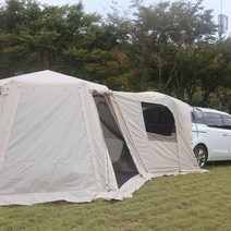 오헥스 차박텐트 자동 육각 쉘터 도킹텐트 SUV 대형 카니발 스타렉스 팰리세이드 쏘렌토, 오헥스차박쉘터(아이보리), 오헥스차박쉘터(아이보리)
