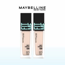 Hmall기획 메이블린 뉴욕 핏미 파운데이션 2개 세트, 122 크리미 베이지/ 120 클래식