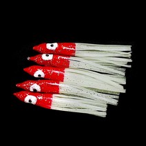 나라샵 야광 꼴뚜기웜 꼴뚜기루어 미끼 대구 참돔 문어 방어 갈치채비 튜닝용, 고추장꼴뚜기루어(소-5개입)