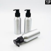샴푸 소분 용기 알루미늄 펌프형 린스 디스펜서 100ml
