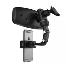 nb 차량용 핸드폰 스마트폰 룸미러 거치대, 그레이