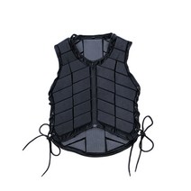 어린이 성인 남녀 승마 안전조끼 보호구 승마복 보호복 용품, 성인 블랙 L 키 165-170CM