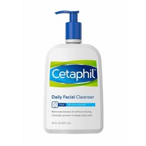 세타필 Cetaphil Daily Facial Cleanser 데일리 페이셜 클렌저 for 노말 투 지성피부 20fl oz(591ml), 1개