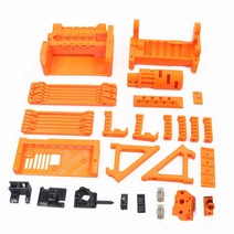 Prusa i3 MK3/MK3S MMU2S 멀티 소재 3d 프린터 PETG 인쇄 부품 베어 mk3s mmu2s 전체 키트, [01] I3 with fiting