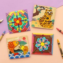 전통 민화 딱지 5set, 단품, 1개