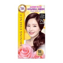 미쟝센 샤이닝에센스 염색약 7O 오렌지레드 5개/새치용