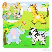 17개월 19개월 퍼즐 야생동물 두돌 선물 22개월 아기 놀이 19개월 아기 장난감