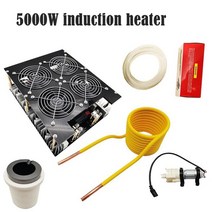 고주파가열기 ZVS 인덕션 히터 5000W 고주파 가열 PCB 보드 용융 금속 + 코일 펌프, 03 with 150ml crucible