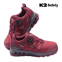 K2 안전화 4인치 딜리버리가드 버건디 230-290mm 각반 증정