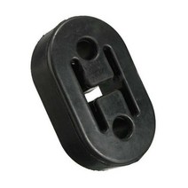 Universal 2 Holes Diameter 11mm Car Polyurethane Exhaust Tail Pipe Mount Brackets Hanger Insulator R, Black