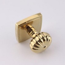 골드 투명 크리스탈 엔틱 라운드 방문손잡이 침실 문고리, 35-50mm, M