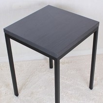 식당테이블 600x1200 4인 업소용 식탁 사각 카페 탁자 국내제작 프레임철재다리 30각용접다리 lpm상판, 12.그레이블랙