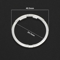 자전거 허브 와셔 카세트 프리휠 가스켓 8 9 10 스피드 플라이휠 스페이서 부품, 04 Silver 2mm, 1개