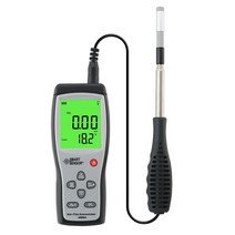 풍향계 휴대용 고정밀 공기 유량계 테스터 풍속계, 새로운ST866A더하기습도기능수입프로브