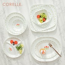 코렐 루즈트리오 빈티지 2인 4인 6인 10인 혼밥 신혼 그릇 세트, 28루즈트리오6인세트(26P)