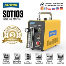 배관누수 누수탐지 감지기 AUTOOL-SDT103 자동차 연기 누출 감지기 12V EVAP 파이프 탐지기 오일 진단 도, 한개옵션0