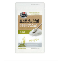 (상온)백설 오천년의신비 천일염 맛소금, 100g, 3개
