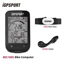 자전거 부착 컴퓨터 화면IGPSPORT-BCS100S 컴퓨터 IGS 자전거 BLE ANT 2.6 인치 방수 무선 스톱워치 MTB, 05 BSC100S M80 HR40, 한개옵션1