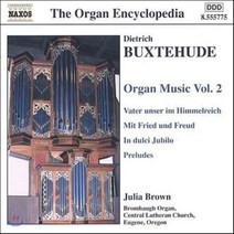 [CD] Julia Brown 북스테후데: 오르간 작품 2집 (Organ Encyclopedia - Buxtehude: Preludes In Dulci J...