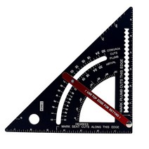측량 Alloy Metric Angle Protractor Triangle Ruler Multi Positioning Tool Woodworking Line Meas미니in, 01 Triangle Ruler 1pc
