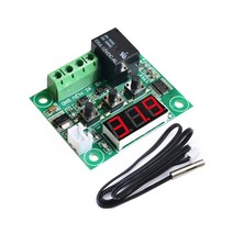 온도계측기 자기온도계 12V 디지털 온도 조절기 컨트롤러 센서 릴레이 스위치-50-110C W1209, 02 W1209