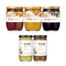 복음자리 과일잼(딸기 사과 포도)+카야잼(플레인 스위트), 포도잼370g+카야잼플레인240g