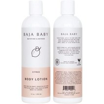 Baja Baby Soft Citrus All Natural Baby Lotion 바하 베이비 소프트 시트러스 올 내추럴 유아 로션 355ml 2팩