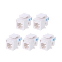 5PCS 전화 음성 모듈 CAT3 RJ11 네트워크 어댑터 통신 익스텐더 키스톤, 한개옵션0, 한개옵션0