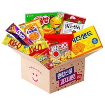 생일 답례품 선물 럭키 과자 박스 세트 맛남연구소, 8개, 8종 X 1세트