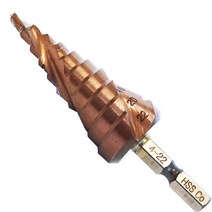 위니드 코발트 스텝 드릴 스텐용 4~22 육각 임팩, 단품