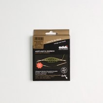 아디 크래시 트리오 밤부 [560-2] ADDI CraSy Trio BAMBOO 전체길이 24cm 구부러지는 장갑바늘 3개 리네아, 5.0mm