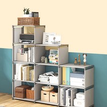 조립수납장 4단수납장 바구니수납장 다용도실수납장, 그레이 2열 8칸