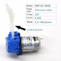 펌프 부품 연결 부속품 12V24V DC 도징 연동 헤드 아두이노 수족관 실험실 분석 Diy 용 커넥터 포함, 12V-S06B+blue