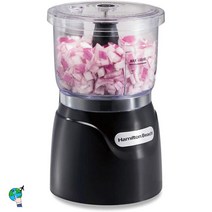 Hamilton Beach 야채 채퍼 믹서기 3컵 350와트 블랙, 상품선택, 기본