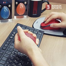 반석스포츠 악력볼 악력기 근력운동 재활운동 그립볼, ③ 핑크(약)