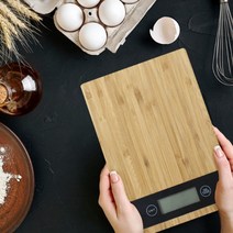 1Kg 대나무 디지털 주방저울 이유식 쿠킹저울, 단품, 단품