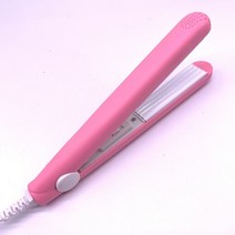 styton 새로운 미니 헤어 아이언 핑크 골판지 전기 컬링 아이언 컬 모델링 도구 eu 플러그, 분홍
