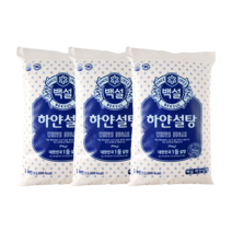 cj제일제당 백설 하얀설탕3KG 3개