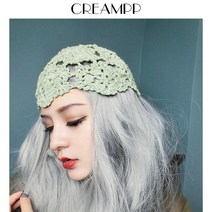 패션 액세서리인 삼계 면실 굵은 조각 빈꽃 타입 여성모자 숏비니 여성가을모자 니트비니 겨울패션모자 예쁜모자