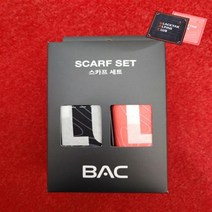 블랙야크 BAC스카프SET 등산 선물 면 손수건 세트 BAC 남녀공용 2BYSFX1903, 기타(58cm)