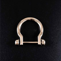 DIY 의류 신발 가죽 가방 오메가링 디링 버클 골드