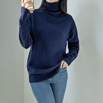 여성 니트 목 폴라티10컬러