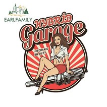 랩핑 데칼 핀업 소녀 사물함 도구 상자 스티커 노트북 자동차 트럭 자전거 올드 스쿨, 03 YT-102017_01 13cm