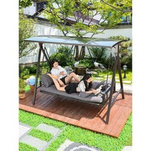 흔들 그네 의자 벤치 야외 정원, 선샤인보드 3인용 그네