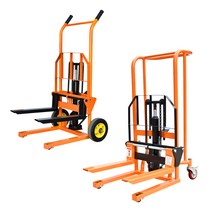 이동식 소형 전동자키 상하차 지게차 리프트, 범용 포크형 260kg 0.9m 상승, 1개